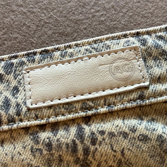 AG Jeans NWT The Vera Snakeskin Mini Skirt Size 27 - Picture 6 of 11